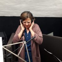 Mirjam im TonstudioTitanic